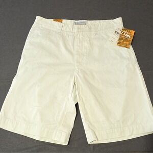QuikSilver Edition Chino Men's Shorts White Cotton Comfort Fit Pockets